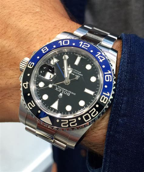 rolex gmt maset ii batman|Rolex gmt Batman price.